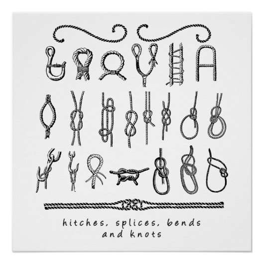 Handknopen Perfect Poster (Voorkant)