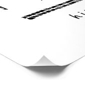 Handknopen Perfect Poster (Hoek)