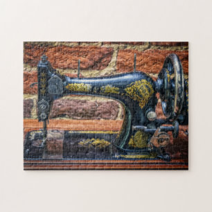 handkruknaaimachine legpuzzel