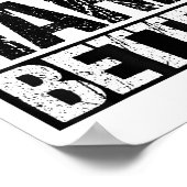 Handle Hard Better Motivational Sitivity Message Poster (Hoek)