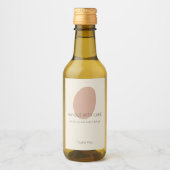 Handle With Care Terracotta Artisan Custom Label  Wijn Etiket (Voorkant)