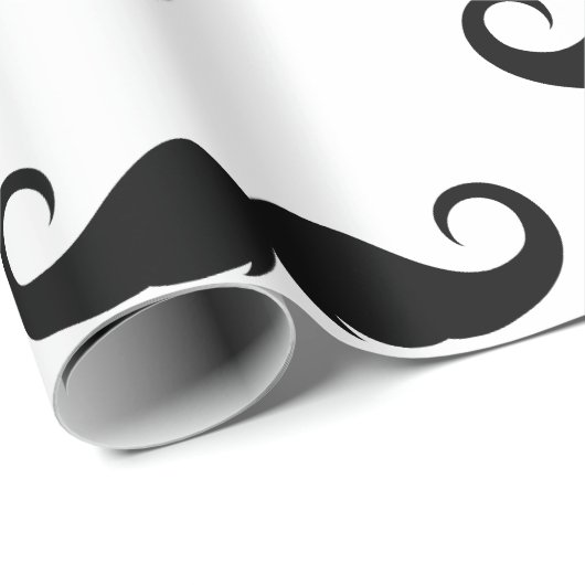 Handlebar Mustache Cadeaupapier (Rol Hoek)