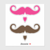  Handlebar Mustache Sticker (Vel)