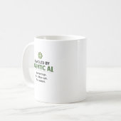 Handled by Agentic AI Funny Tech Coffee Mug (Devant gauche)