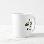 Handled by Agentic AI Funny Tech Coffee Mug Koffiemok (Voorkant rechts)