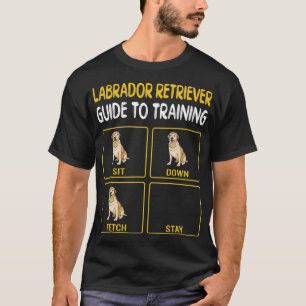 Handleiding labrador Retriever voor training van d T-shirt