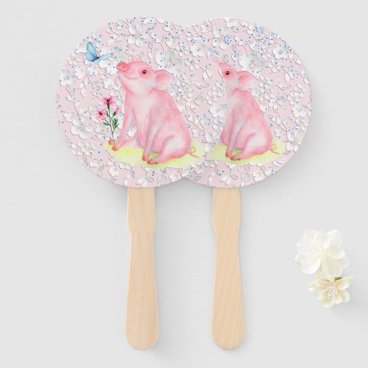 Handleiding voor landbouwhuisdieren handwaaier (Voorkant en achterkant)