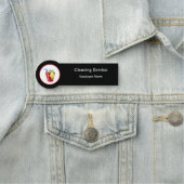 Handleidingen voor het schoonmaken van de servicek naamplaatje (In situ)