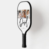 Handletter World’s Best Dad Custom Photo Collage  Pickleball Paddle (Links)
