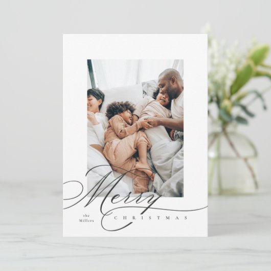 Handlettering Kerstkaart (Staand voorkant)