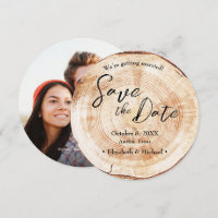 Handlettering Script Rustic Wood Print Wedding