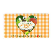 Handmade Abriot Jam Etiket (Voorkant)