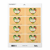 Handmade Abriot Jam Etiket (Full Sheet)