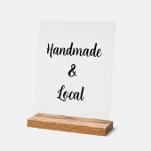 Handmade and Local Craft Fair Table (Angle)