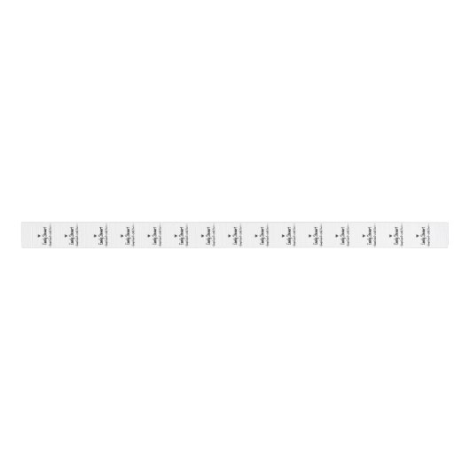 Handmade by Sew on Labels With Customization Grosgrain Lint (Voorkant)