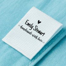 Handmade by Sew on Labels With Customization