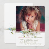 Handmade Embellishing Foto Uitnodiging (Voorkant / Achterkant)