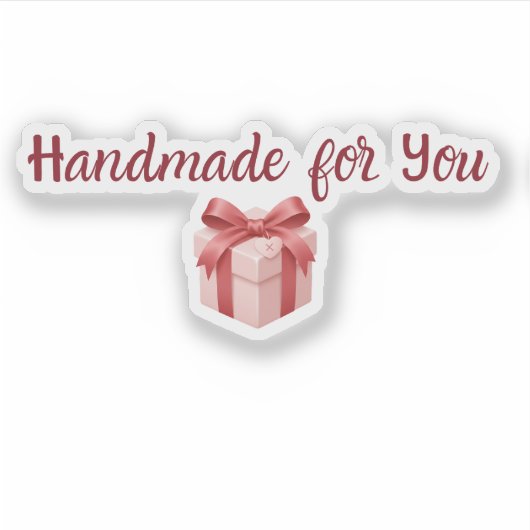 Handmade for You Sticker | Cute Gift Packaging Lab (Devant)