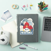 Handmade is My Resistance-Blue Contour sticker (Couverture iPad)