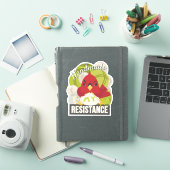 Handmade is My Resistance-Contour shape sticker (Couverture iPad)