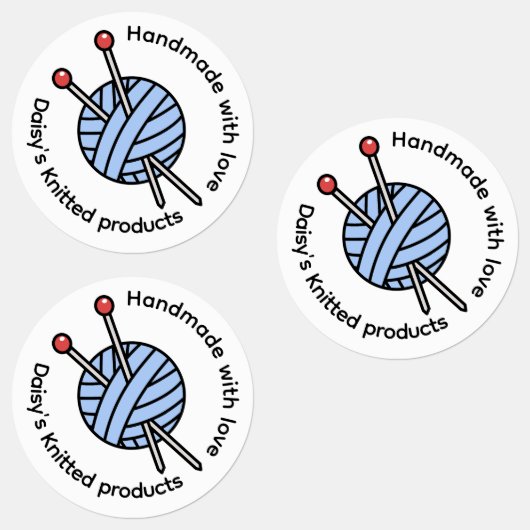Handmade Knitting Personalized Labels (Groep)