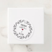 #Handmade met liefde gepersonaliseerde ambachtsman Bedankjes Labels (In situ)