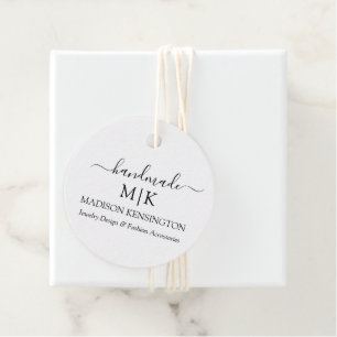 Handmade Monogram of voeg het Label Bedrijfs van h