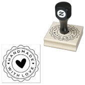 Handmade Rubberstempel (Gestempeld)