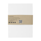 Handmade Soap Belly Band Kraft Product Label Wrap Uitnodigingen Wikkel (Achterkant Voorbeeld)