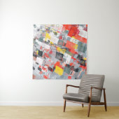 Handmade surreal abstract pattern. Modern artistic Wandkleed (In Situ (horizontaal))