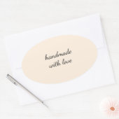 Handmade With Love Minimal Sticker – Elegant Craft (Envelop)