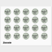Handmade With Love Packaging Sticker (Vel)