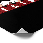 Handmaid Resist Feminist Protest 1 Poster (Hoek)