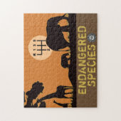 HANDMATIG - bedreigd Legpuzzel (Verticaal)