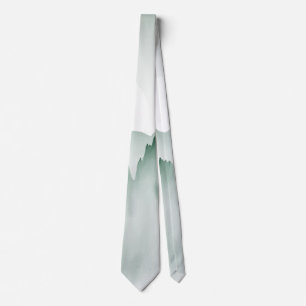 Handmatig gekleurd Waterverf berglandschap Stropdas