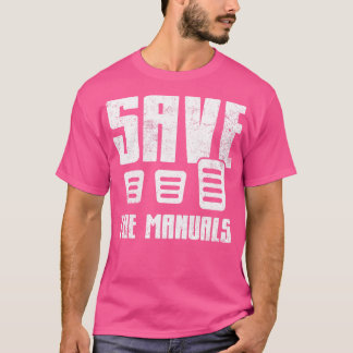 Handmatige handmatige verzending van auto's t-shirt
