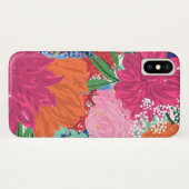  handmatige kleurrijke bloemen Case-Mate iPhone case (Achterkant (horizontaal))