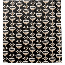 Handmatige, moderne, zwarte vormgeving met mager o douchegordijn