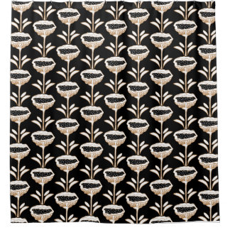 Handmatige, moderne, zwarte vormgeving met mager o douchegordijn