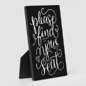 Handmatige nummering zoeken je zitplaatje fotoplaat (Zijkant)