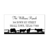 Handmatige Scripted Ranch Zelfinktende Stempel (Design)