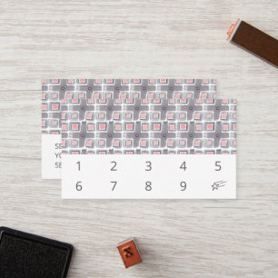 Handmatige Tegel handmatige Waterverf Patroon Eenv Klantenkaartje