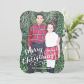 Handmatige vakantiekaart feestdagenkaart (Staand voorkant)