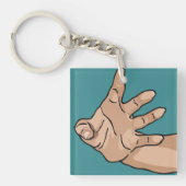 Handmatige weergave sleutelhanger (Voorkant)