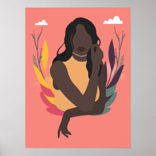 Handmatige zwarte bewustmakingsdag Concept 1/3 Poster