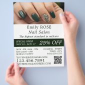 Handmodel, nageltechnicus, Nail Salon Flyer (Hand)
