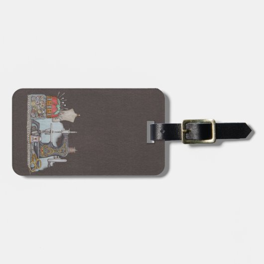 Handnaaimachine Bagagelabel (Voorkant horizontaal)