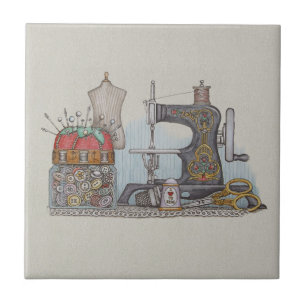 Handnaaimachine Tegeltje