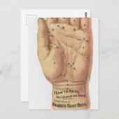  handpalmaflezing briefkaart (Voorkant / Achterkant)