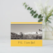  handpalmen briefkaart (Staand voorkant)